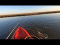 Redfish chases down my lure