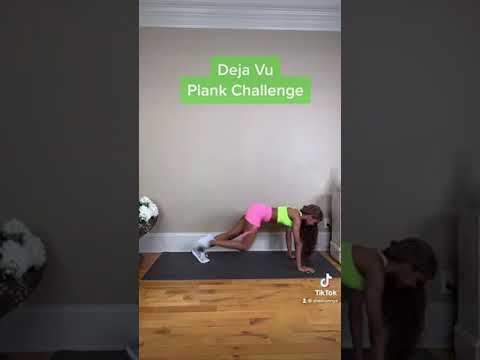 Olivia Rodrigo Deja Vu Plank Challenge Shorts