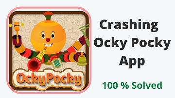 Fix Auto Crashing OckyPocky App/Keep Stopping App Err in Android Phone|App stopped on Android & IOS