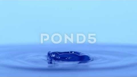 Water Drop In Slow Motion; Shot On Phantom Flex 4K At 1000 Fps