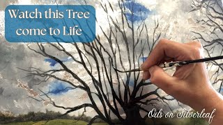 Silver Leaf Oil Painting Demo Landscape With Trees