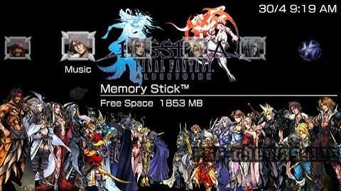 PSP Theme dissidia PSP-Themes.NET