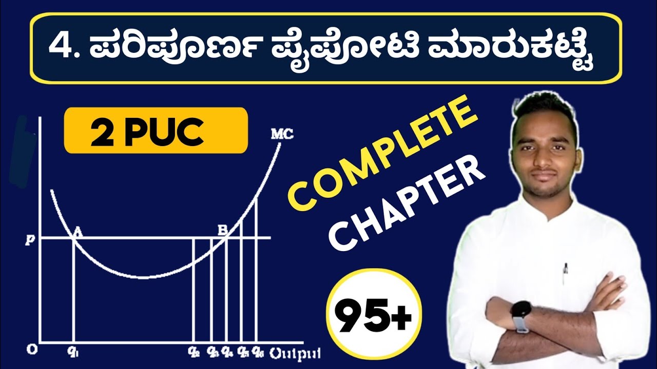ಪರಿಪೂರ್ಣ ಪೈಪೋಟಿಯಲ್ಲಿ ಮಾರುಕಟ್ಟೆಯ ಸಿದ್ಧಾಂತ| 2 PUC Economics 4th Chapter ...