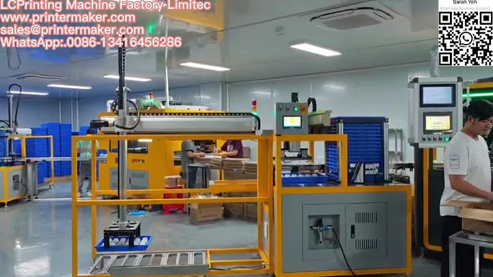 Glass Jar high speed rotary servo automatic screen printer model SGL-106-With high speed robot feed