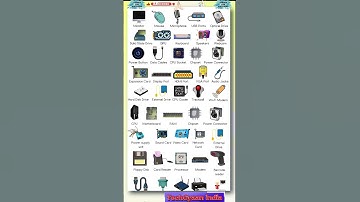 Basic computer parts & Accessorics 💻! All Computer Parts Name And Function !🤔#computer #repair#parts
