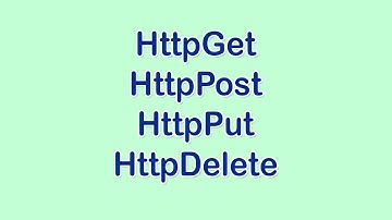 Asp.net core Web API implementations, HttpGet, HttpPost, HttpPut, HttpDelete