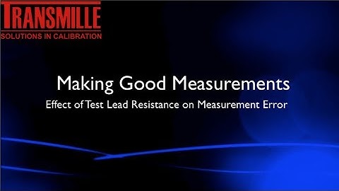 Making Good Measurements - How to avoid thermal EMF errors
