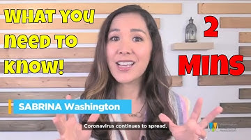 Two Minute Video: What you need to know 8/5/20