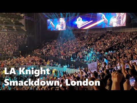 LA Knight Entrance LIVE | Smackdown at the O2, London