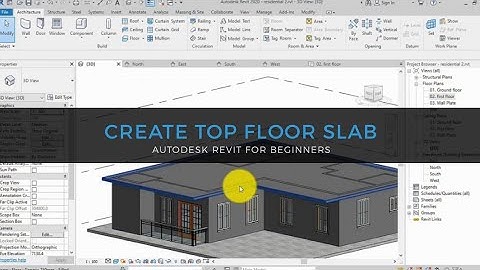 Autodesk Revit 2020 Tutorial; 18. How to Create Upper Floor Slab