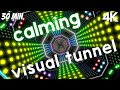 Autism Calming Music Neon Tunnel Lights to Destress and Calm Down