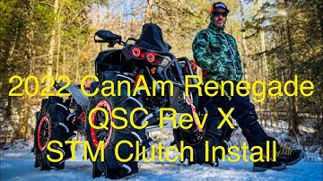 2022 CanAm Renegade 1000 XMR Build - Episode 2 - QSC Rev X Primary & STM Secondary Clutch Install