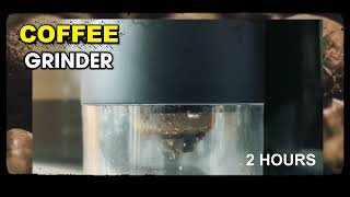 Real Coffee Grinder – 2 Hour Loop │ Authentic Bean Grinding ASMR for Sleep & Focus