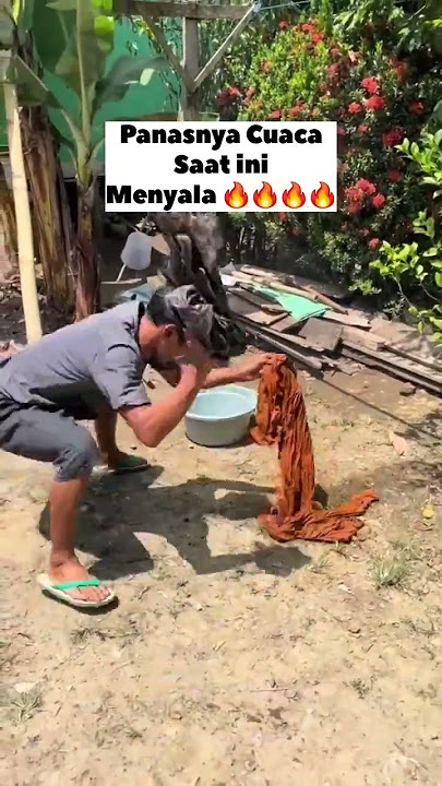 the weather is blazing hot