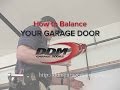 How to Balance Your Garage Door