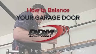 How to Balance Your Garage Door