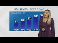 Enjoy cooler temps while they are here (Noon weather update 5/20/24)