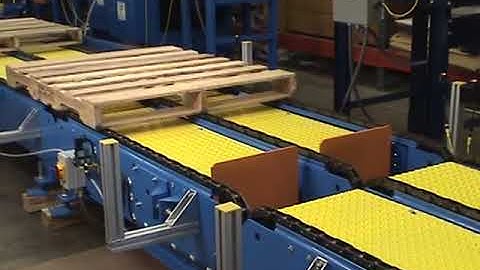 Băng tải pallet- băng tải xích