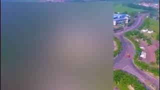 SIMPANG LIMA GUMUL KEDIRI DI LIHAT DARI ATAS SUNGGUH INDAH