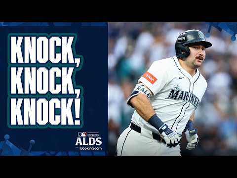 Cal Raleigh provides half off the Mariners hits during Game 1 of ALDS (3️⃣ in total) 🔱