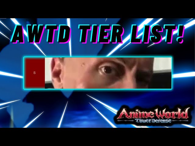 CODES) Anime World Tower Defense UPDATED Tier list 