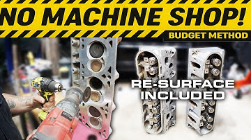 Geen werkplaats? Kijk hoe ik thuis cilinderkoppen repareer