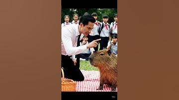 Capy bị vu oan ăn hết đồ ăn của cả lớp  #capybara