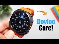 How to use Device Care on Samsung Galaxy Watch Ultra!