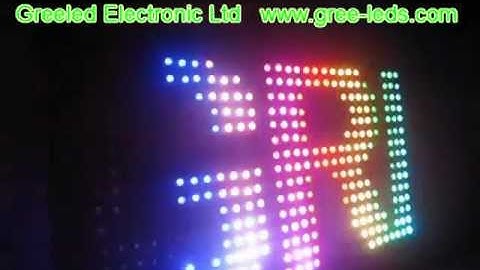 Addressable WS2801 RGB Led Pixel.avi