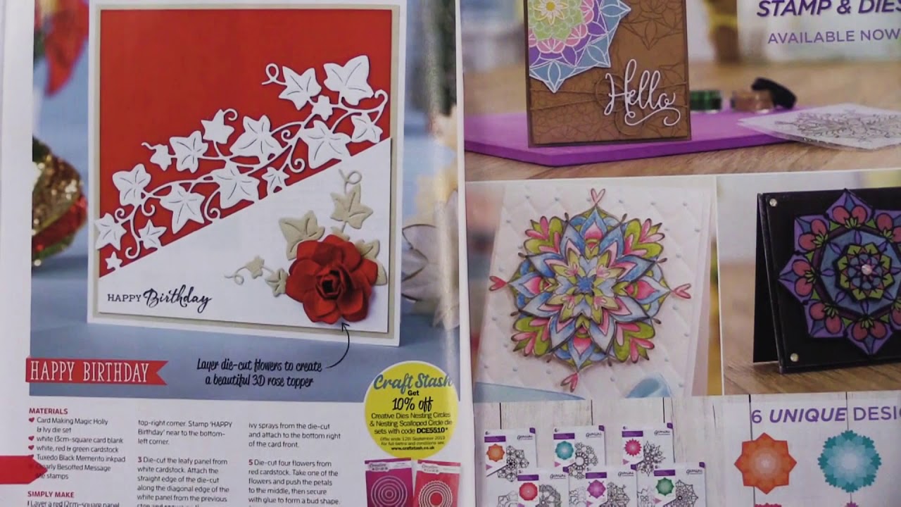 Die Cutting Essentials #55 Magazine videos for cats