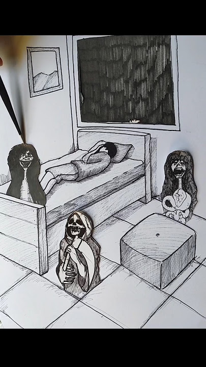 #shorts kamar berhantu |spooky room #horror #pocong #kuntilanak