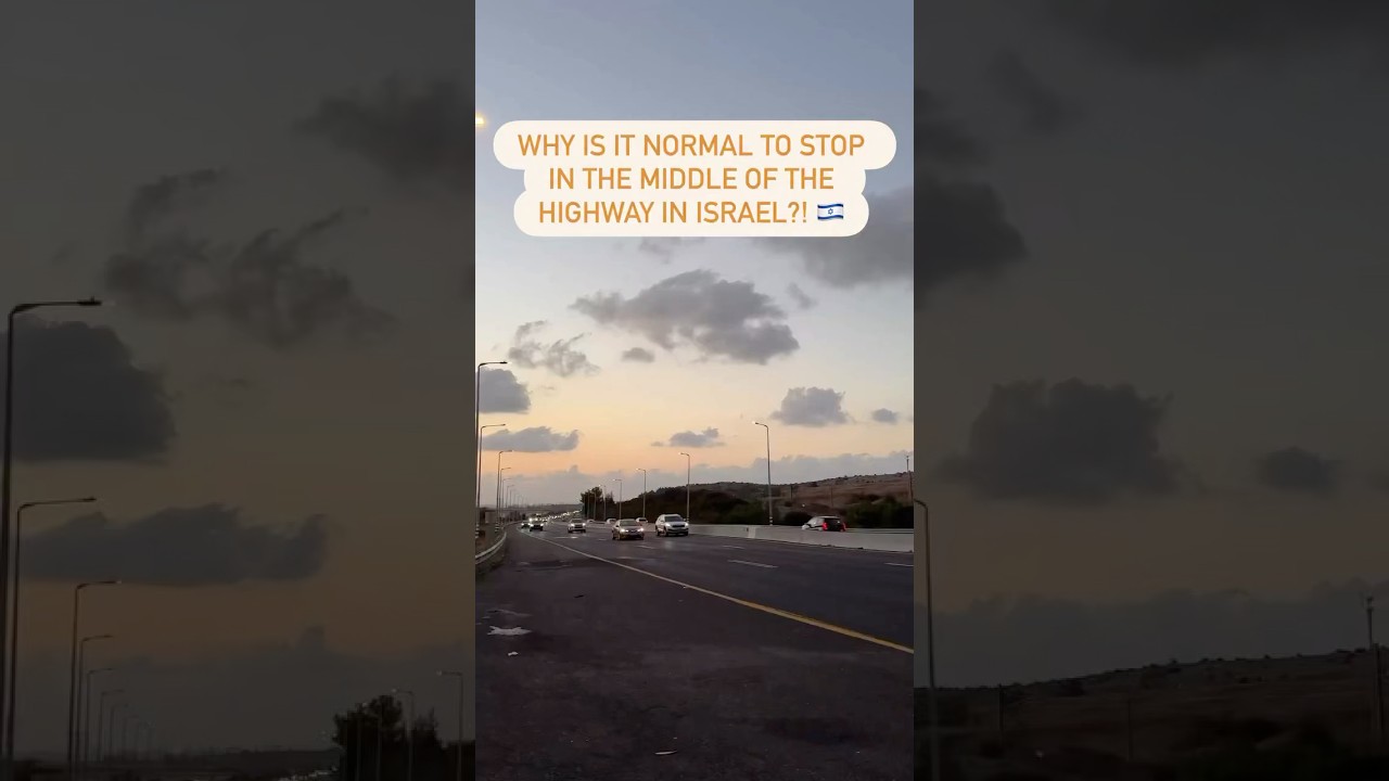Only in Israel: Stopping on the Highway?! 🇮🇱💙