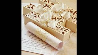 احدث اشكال دعوات الزفاف 2020😍😍| wedding invitation