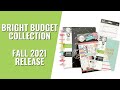 BRIGHT BUDGET COLLECTION | HAPPY PLANNER FALL 2021 RELEASE