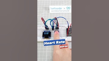 Realtime BPM-weergave met schattig hartpictogram ❤ #arduino #arduinoproject