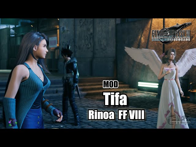 Final Fantasy VII Remake mod dresses Tifa in Squall's outfit