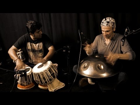 Nadishana & Amit Mishra, Handpan-Tabla jam in 9 beat (Mattatal)