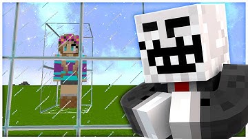 HACKER GETS PUT IN A DISPLAY CASE AT SPAWN!! - OWNER CATCHING HACKERS! EP14