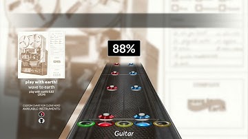 wave to earth - play with earth! (Clone Hero Chart)