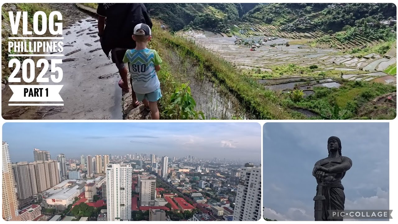 Vlog Phillipines 2025 part 1 - Luzon, Batad, Manila