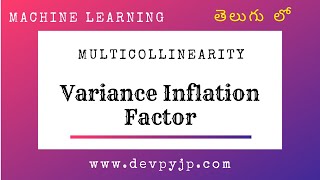 Celebrity variance inflation factor in python | multicollinearity in regression | collinearity Profile