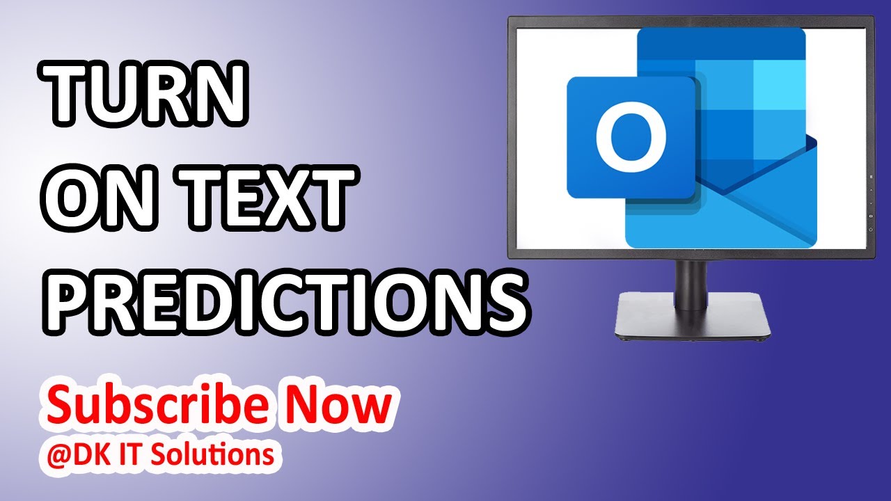 How to Turn on Text Prediction in Outlook 