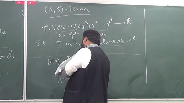 Differential Geometry Lecture 7 (Part 1): Tensors as multivariable maps