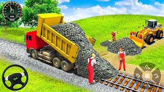 Train Track Builder Simulator 🚆 City Construction JCB Game 3D | Android Gameplay screenshot 5