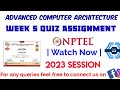 Master Advanced Computer Architecture: Week 5 Quiz Solutions 2023 | NPTEL & SWAYAM