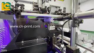 su109uv tube second color automatic UV screen printing machine