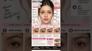 Brow Mapping Tutorial 🤎 | How to Map Head, Body, Arch & Tail for Perfect Brow Shape