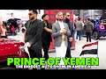 Prince of yemen at the biggest auto show in america