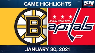 NHL Game Highlights | Bruins vs. Capitals - Jan. 29, 2021