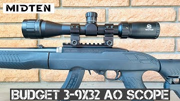 MidTen Budget 3-9x32 AO Rifle Scope